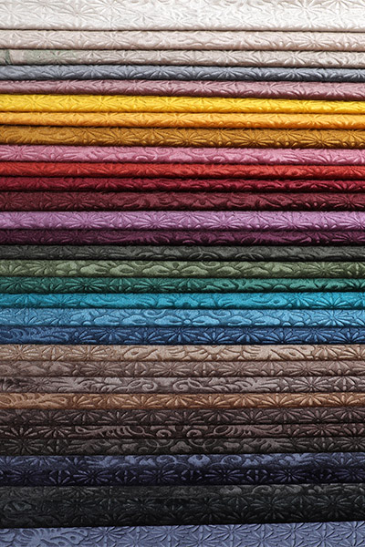 100% polyester custom Embossing
